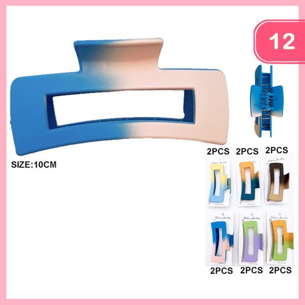 HAIR CLAW JAW CLIP (12 UNITS)