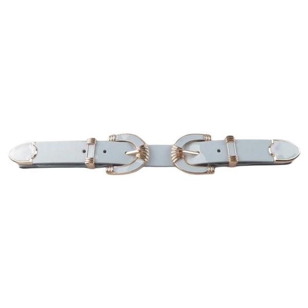 DOUBLE U BUCKLE BELT