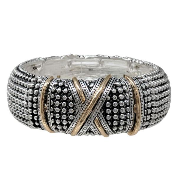 BALL TEXTURED METAL BRACELET