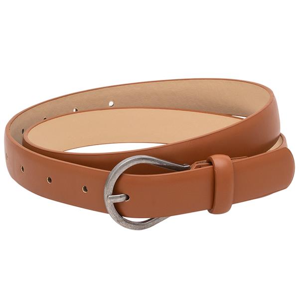 SKINNY PEAR SHAPE BUCKLE FAUX LEATHER BELT – SLEEK & STYLISH