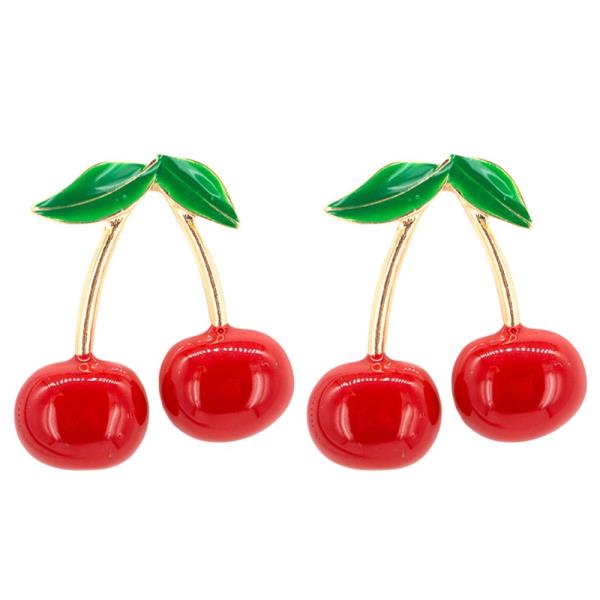 CHERRY DROP DANGLE EARRING