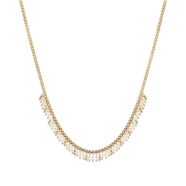 DAINTY PEARL BEAD NECKLACE