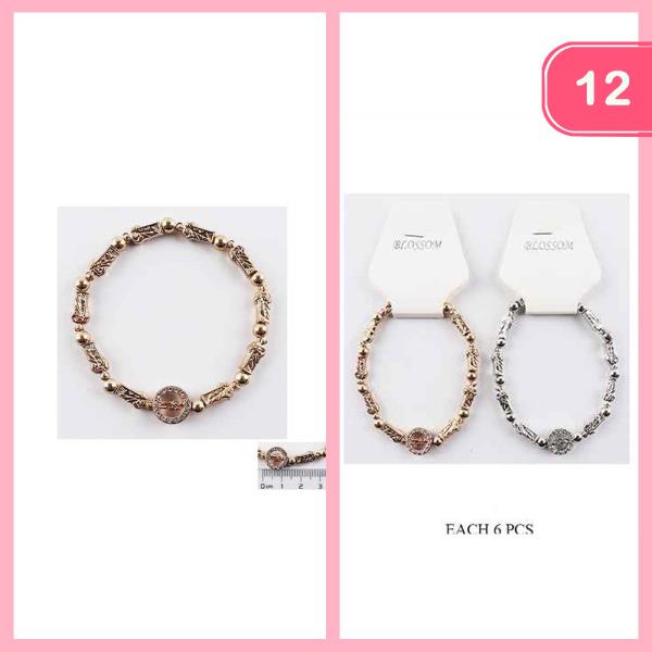 RELIGIOUS CHARM BRACELET (12 UNITS)