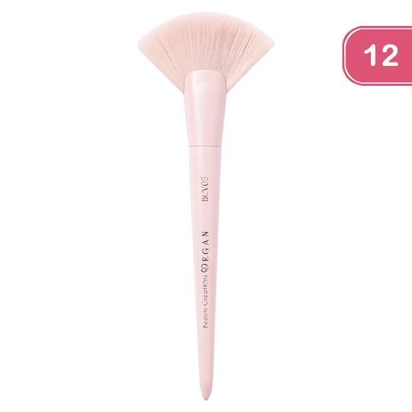 BEAUTY CREATIONS POWDER FAN BRUSH (12 UNITS)