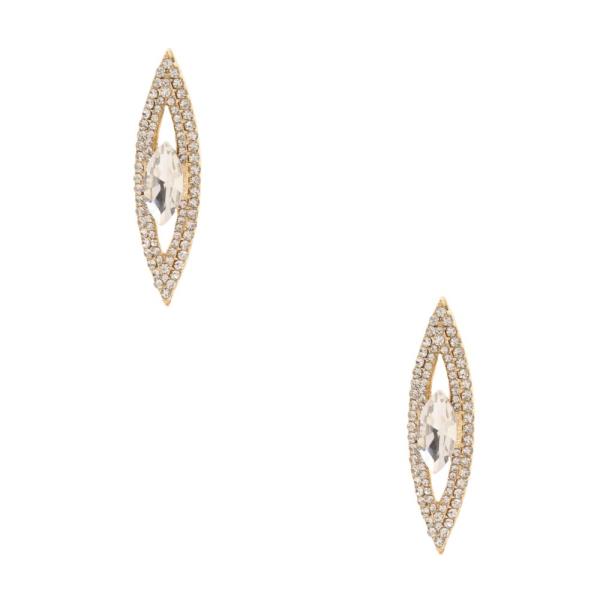 MARQUISE RHINESTONE EARRING