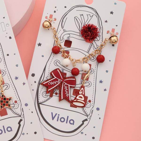 FOOTBALL GAME DAY SHOE CHARMS SET