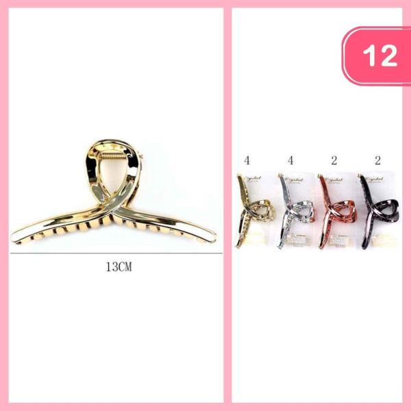 HAIR CLAW CLIP (12 UNITS)
