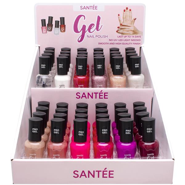 SANTEE MIX B GEL NAIL POLISH (48 UNITS)