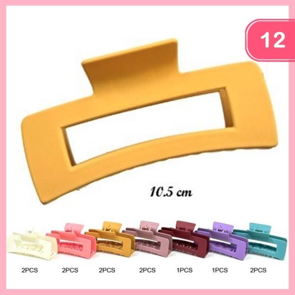 HAIR CLAW CLIP (12 UNITS)