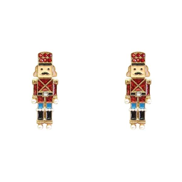 CHRISTMAS NUTCRACKER EARRING