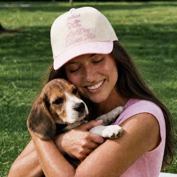 CC MY DOG LOVES ME TRUCKER CAP