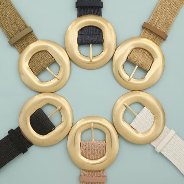 ROUNDED BUCKLE BELT