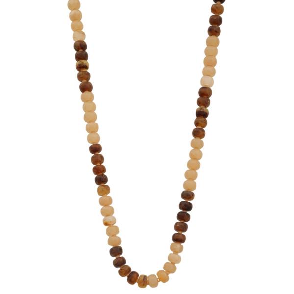 METAL BEAD NECKLACE
