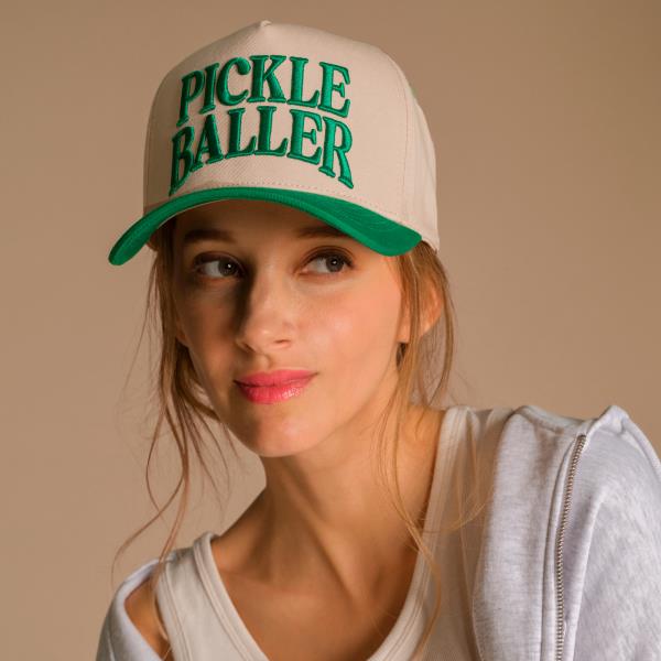 CC PICKLE BALLER TRUCKER CAP