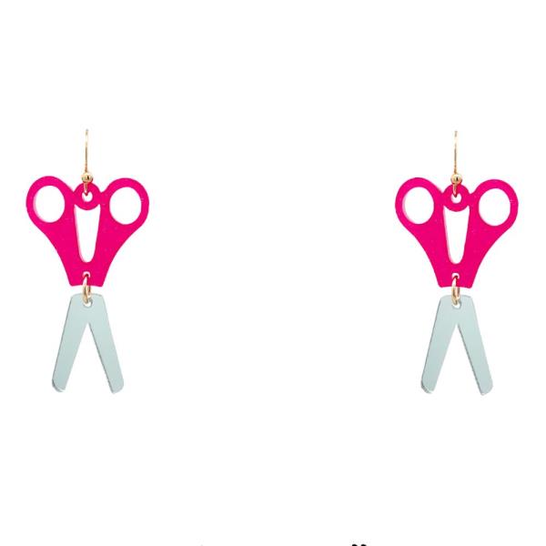 SCISSOR DANGLE EARRING
