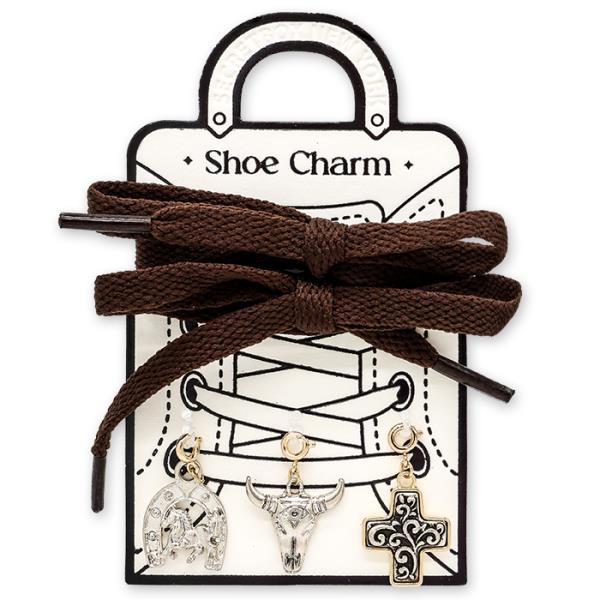 SECRET BOX WESTERN STYLE FILIGREE SHOE CHARM