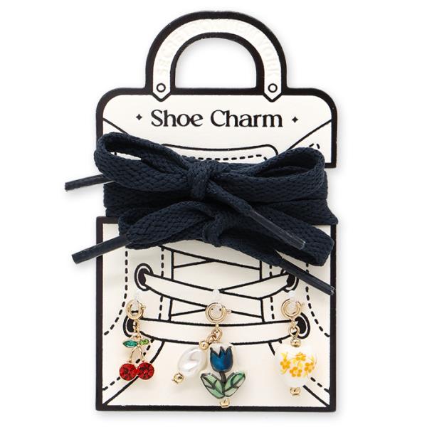 SECRET BOX FLOWER CHERRY SHOE CHARM