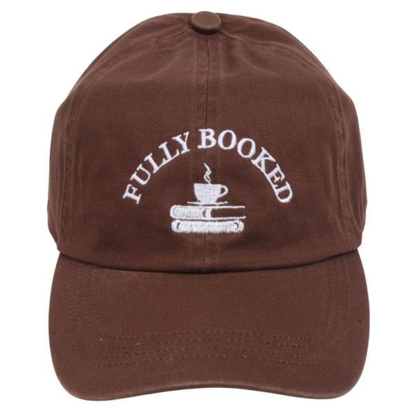 FULLY BOOKED EMB WASHED BASEBALL CAP