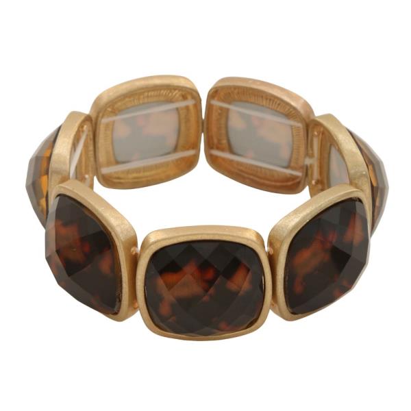 TORTOISE STONE BRACELET