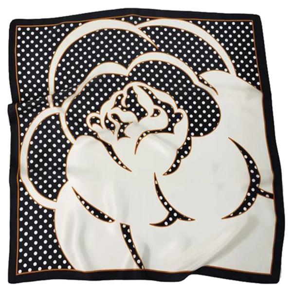POLKADOT PETAL LUXE SILKY BANDANA