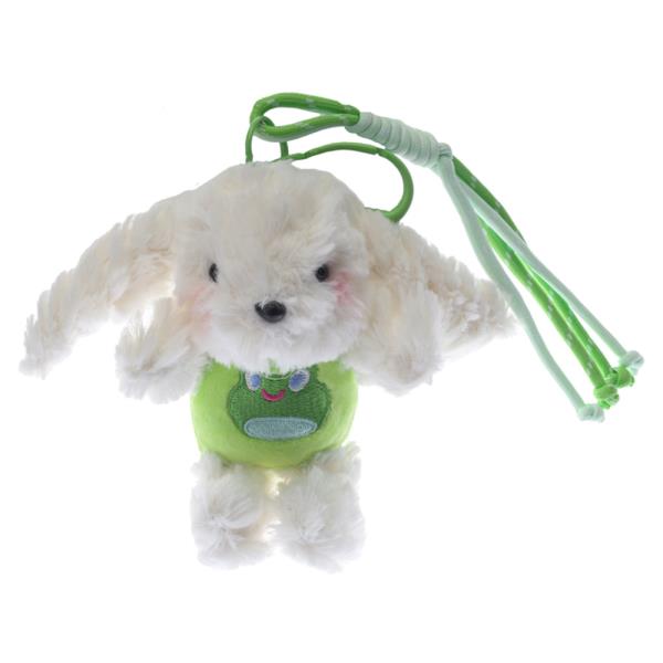 BUNNY WITH FROG OUTFIT AND ROPE KEYCHAIN