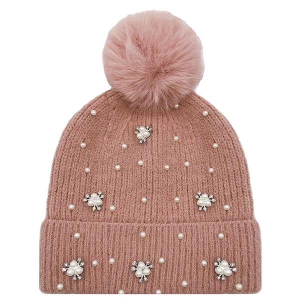 POM POM PEARL BEANIE