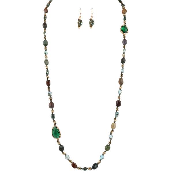 MIXED BEAD NECKLACE