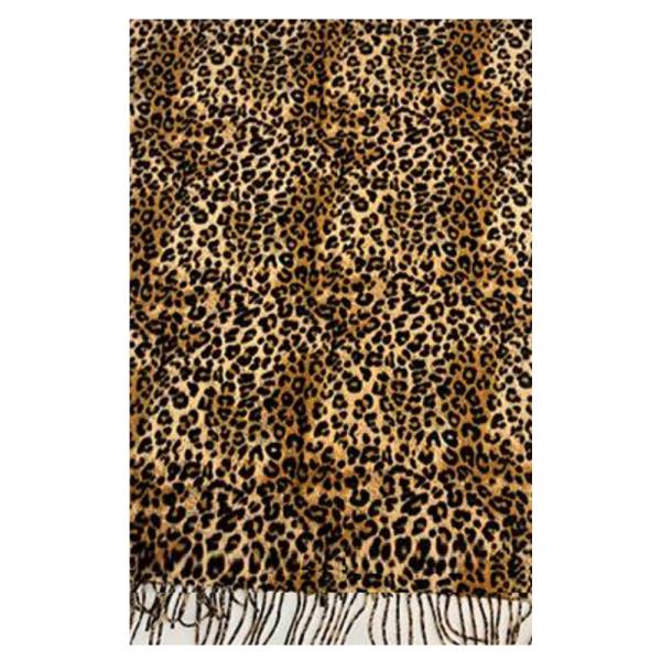 LEOPARD OBLONG SCARF