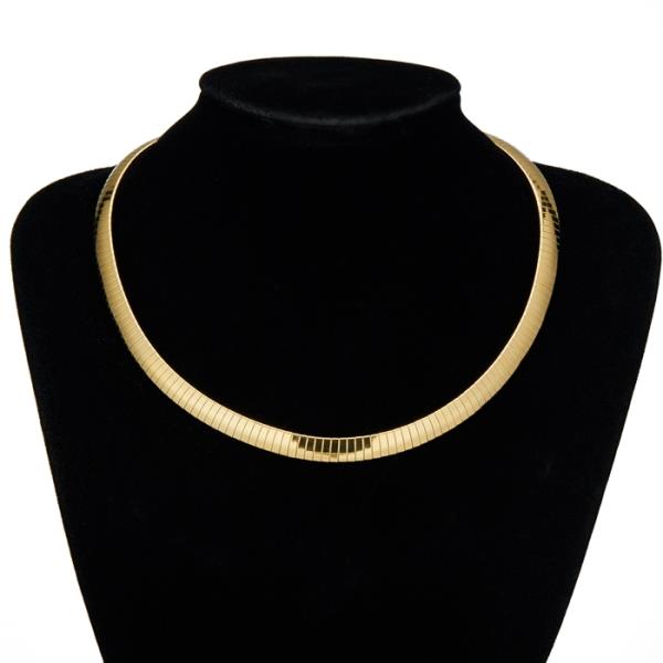 SECRET BOX STAINLESS STEEL HERRINGBONE CHAIN NECKLACE