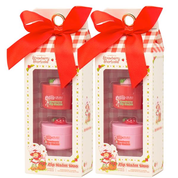CELAVI X STRAWBERRY SHORTCAKE LIP BALM DUO (2 UNITS)