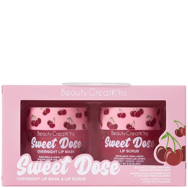 BEAUTY CREATIONS SWEET DOSE OVERNIGHT LIP MASK AND SCRUB CHERRY