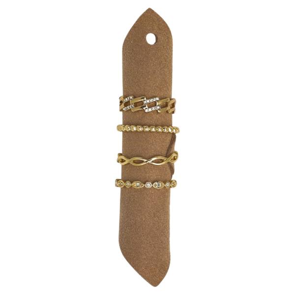 INFINITY CHAIN STACKABLE RING SET