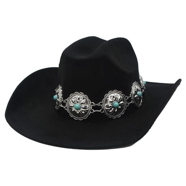 SOUTHWESTERN CIRCLE CONCHO COWBOY HAT