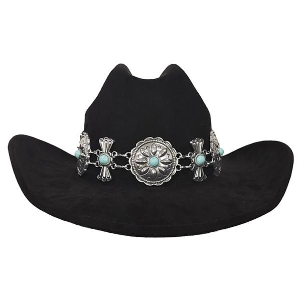 SOUTHWESTERN CIRCLE CONCHO COWBOY HAT