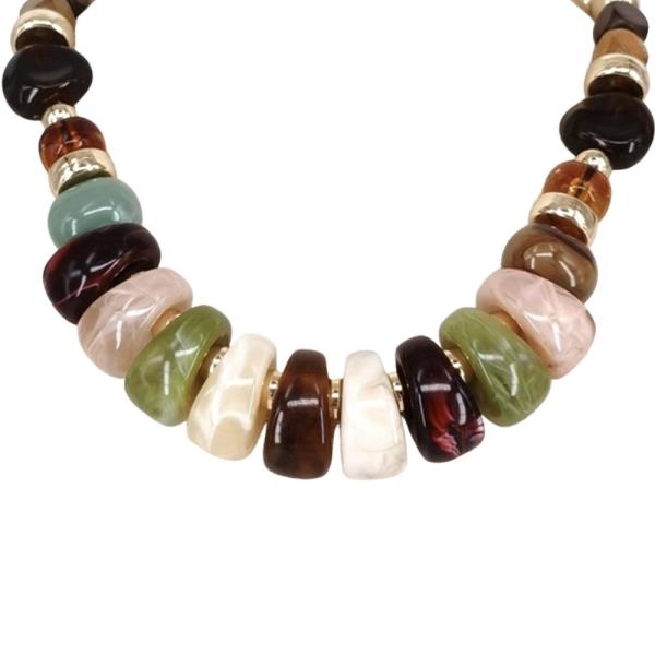 MARBLE BEAD NECKLACE