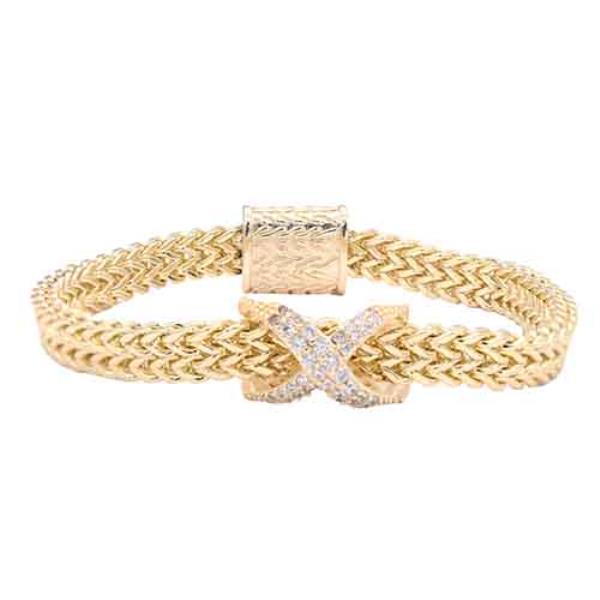 14K GOLD PLATED MAGNETIC BRACELET