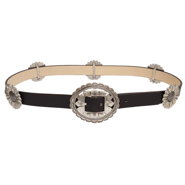 WESTERN SUNFLOWER CONCHO BELT
