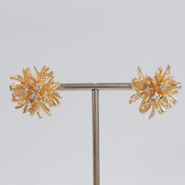 FLOWER METAL EARRING