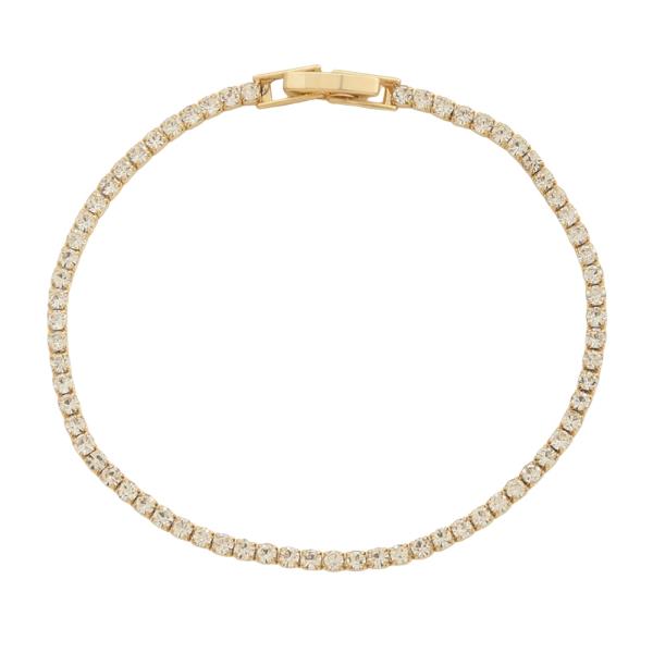 SODAJO PEAL BEAD LINK GOLD DIPPED BRACELET
