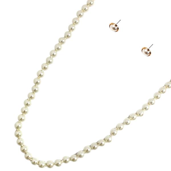 PEARL BEAD NECKLACE