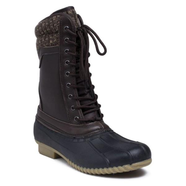 MODERN HIGH LACED SOFT HIKING RAIN BOOTS 1 PAIR