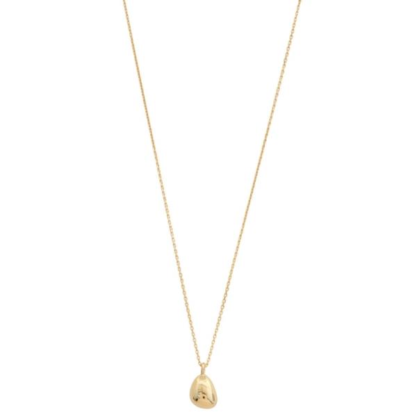 SODAJO METAL BEAD GOLD DIPPED NECKLACE