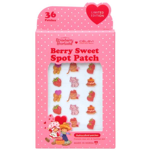CELAVI X STRAWBERRY SHORTCAKE BERY SWEEY 36 SPOT PATCHES