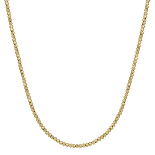 3MM CCB BEADED WATER RESISTANT NECKLACE