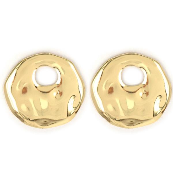 ROUND METAL EARRING