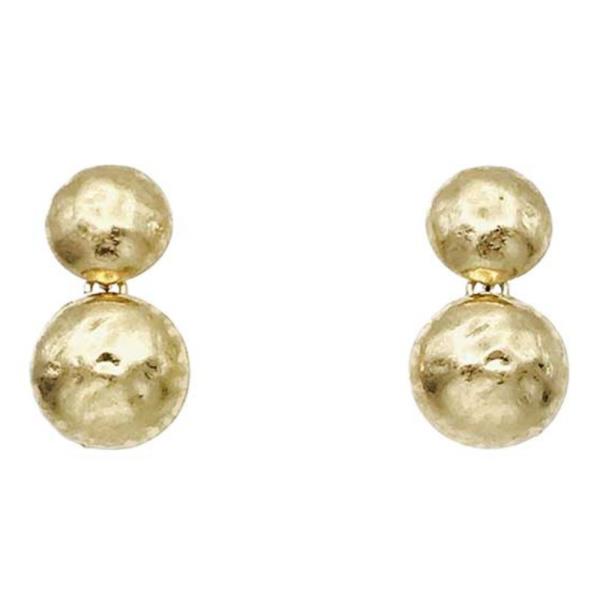 ROUND METAL EARRING
