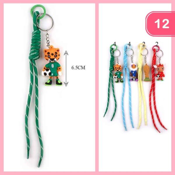 MASCOTS ROPE KEY CHAIN (12 UNITS)