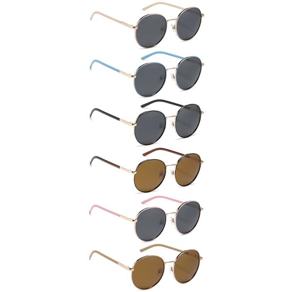 ROUND FASHION SUNGLASSES 1DZ