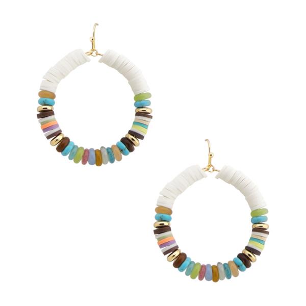 ROUND BEADED EARRINGS