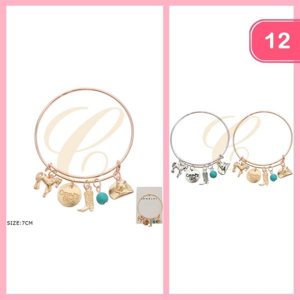WESTERN CHARM BRACELET (12 UNITS)